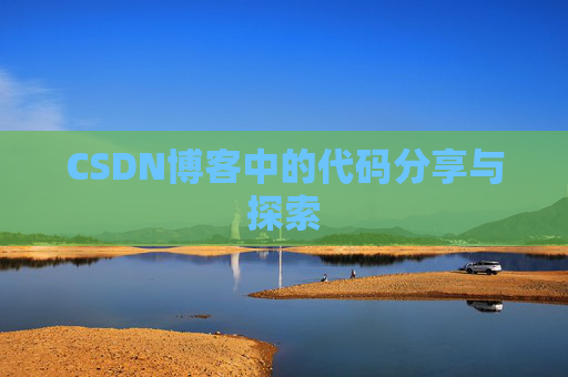 CSDN博客中的代码分享与探索